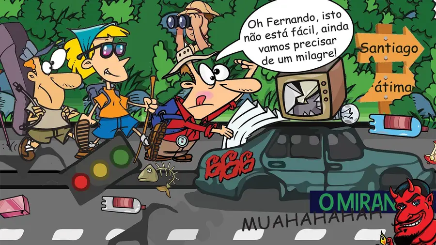 Peregrinos postos à prova Peregrinos postos à prova