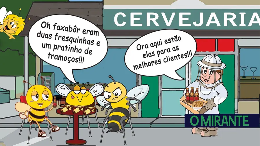 O enxame foi para os copos O enxame foi para os copos