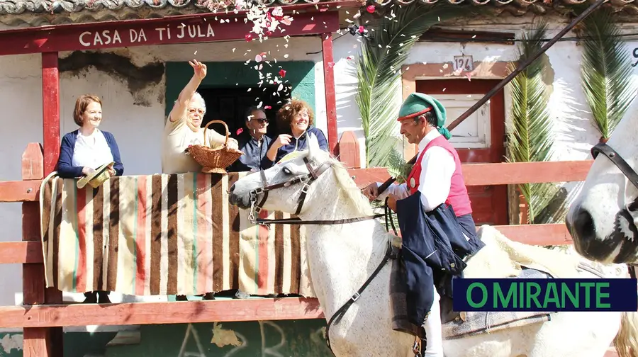 A cerimónia de homenagem ao campino