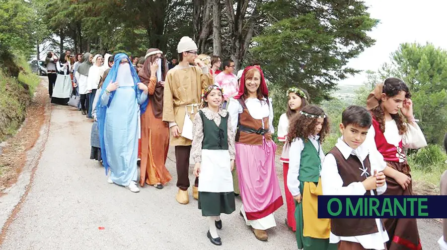 A vila de Alcanede, no concelho de Santarém A vila de Alcanede, no concelho de Santarém