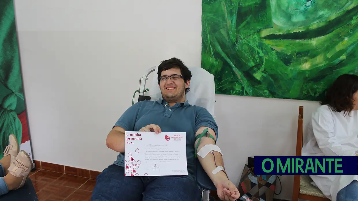 Dádiva de Sangue nas instalações de O MIRANTE em Santarém