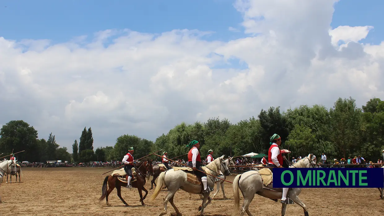 Picaria com campinos e cavaleiros amadores na Festa da Amizade-Sardinha Assada 2018