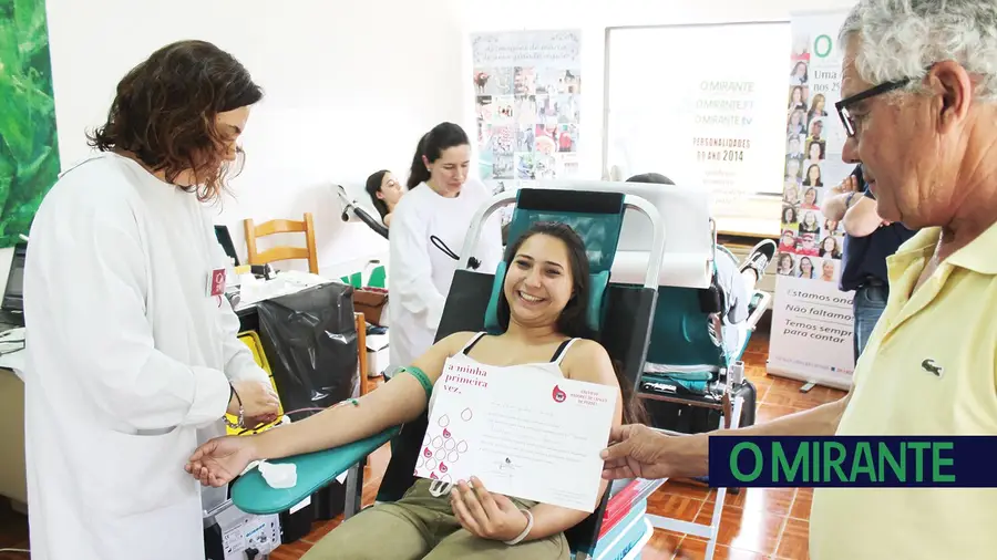 Muito sangue novo na dádiva realizada nas instalações de O MIRANTE