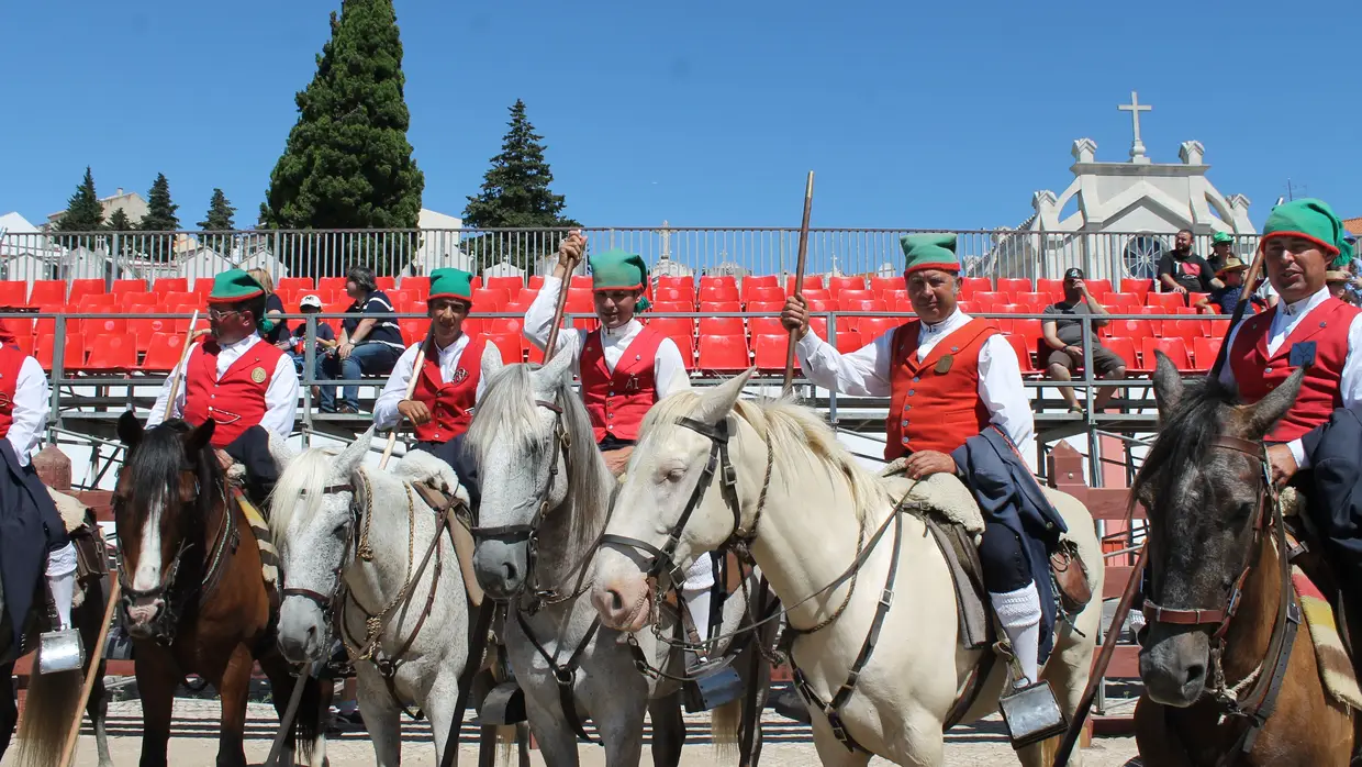 Corrida de Campinos no Colete Encarnado