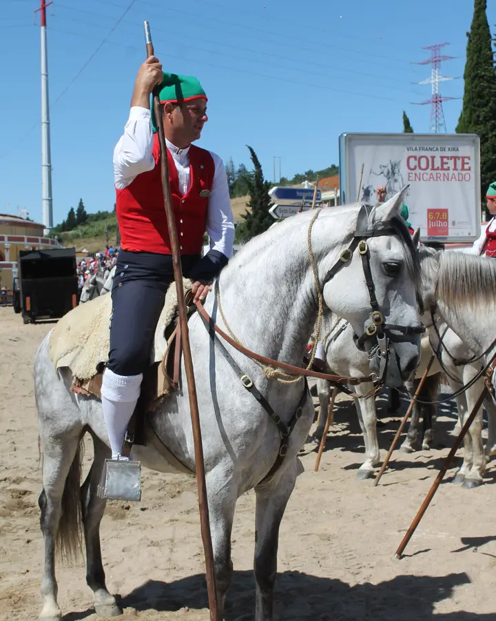 Corrida de Campinos no Colete Encarnado