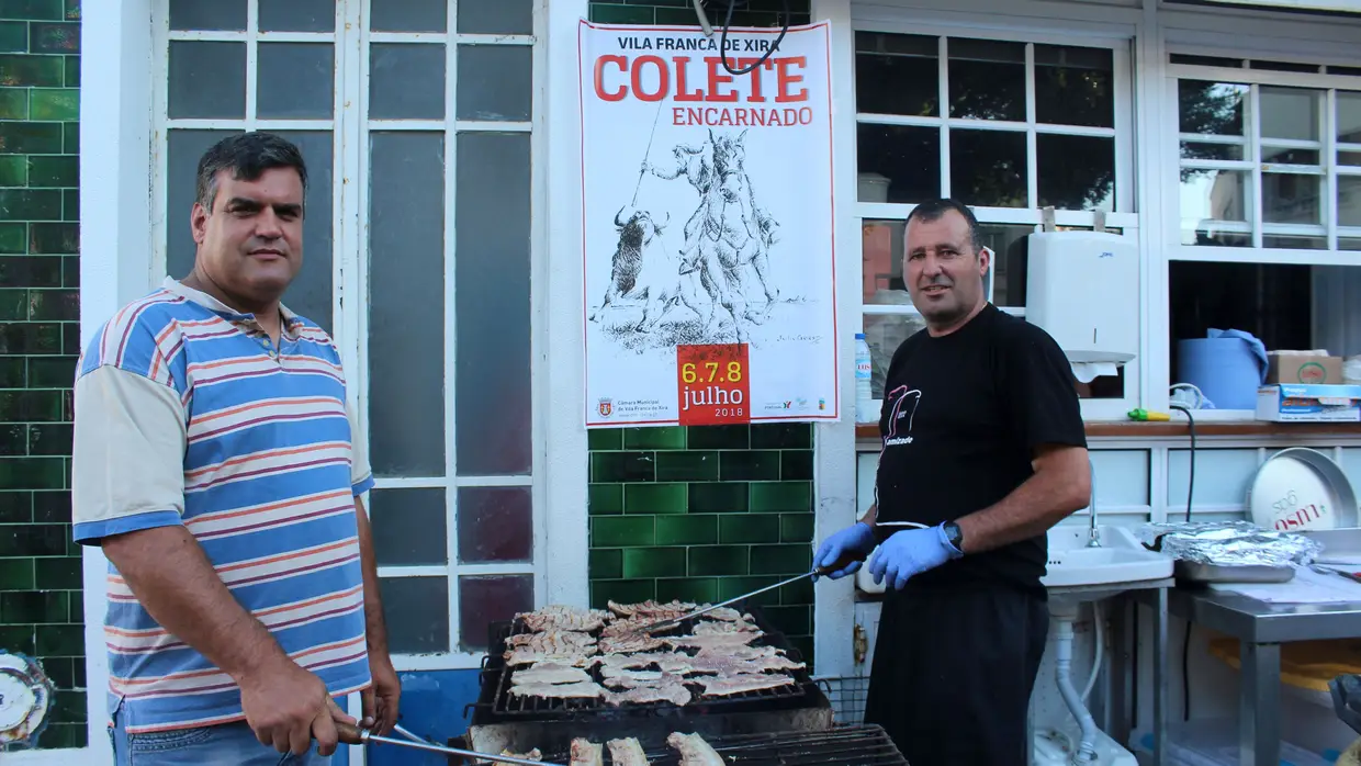 Largada de toiros no Colete Encarnado em Vila Franca de Xira