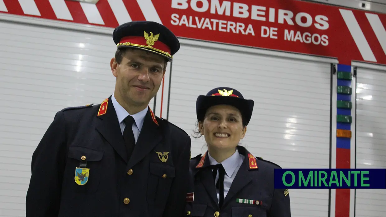 Promoção de bombeiros e tomada de posse do segundo comandante da corporação de Salvaterra de Magos