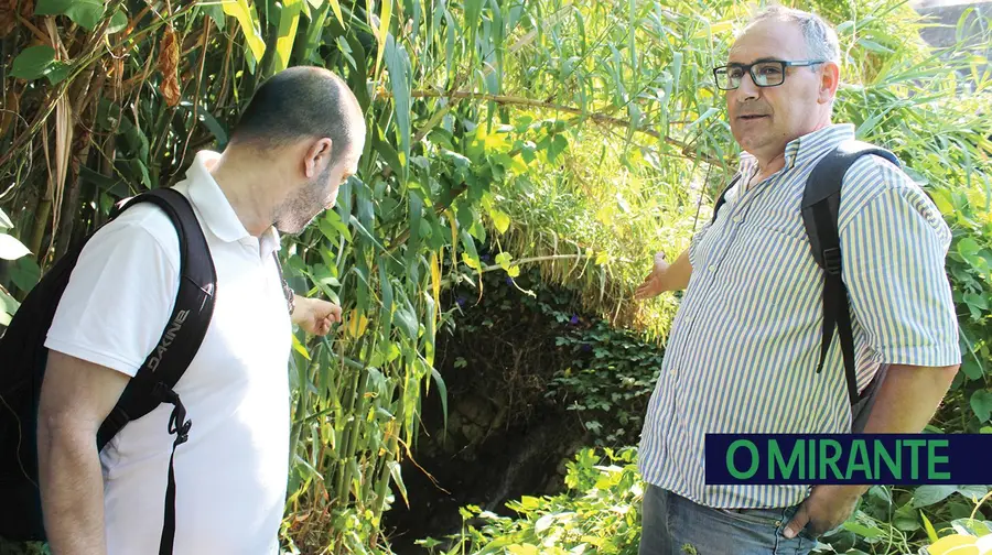 Descarga de esgotos para o Tejo em Santarém com origem desconhecida Descarga de esgotos para o Tejo em Santarém com origem desconhecida
