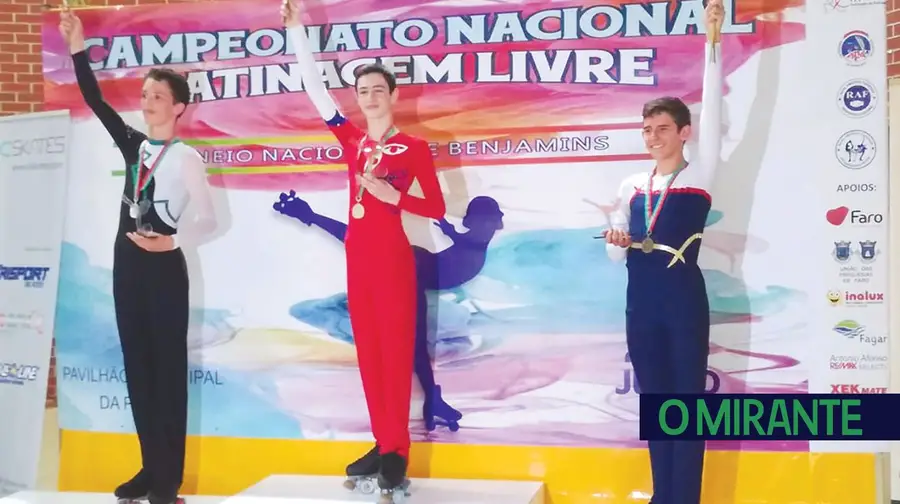 Patinador de  Santarém campeão  nacional