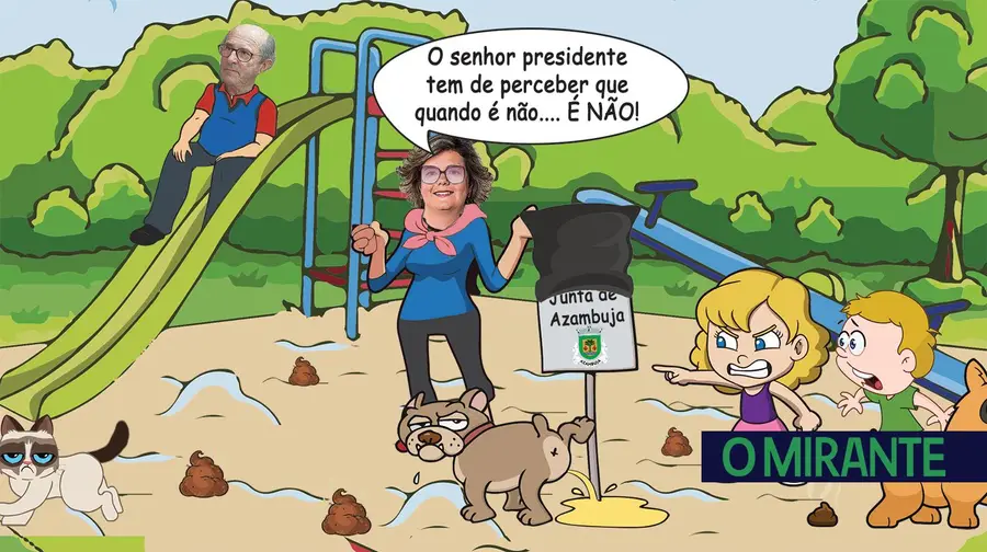 Jogo do tapa e destapa na caixa de areia gigante para gatos vadios de Azambuja Jogo do tapa e destapa na caixa de areia gigante para gatos vadios de Azambuja