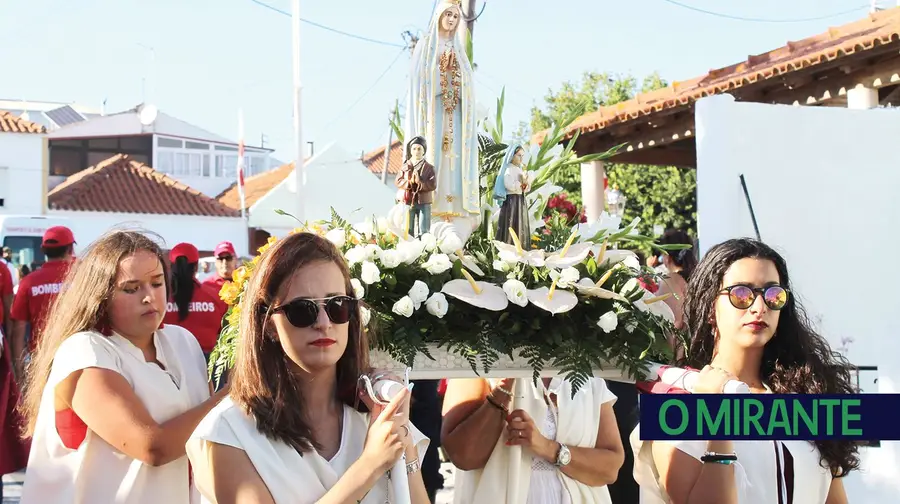 A procissão em honra de Santa Eulália