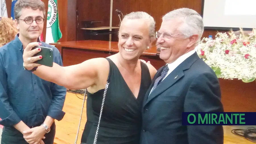 A selfie com o presidente.