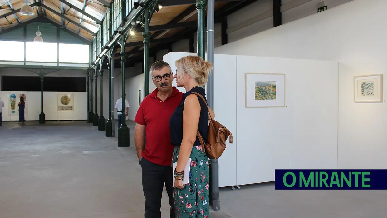 Exposição “Percurso pela Paisagem” de Saul Roque Gameiro inaugurada no Mercado do Peixe em Torres Novas
