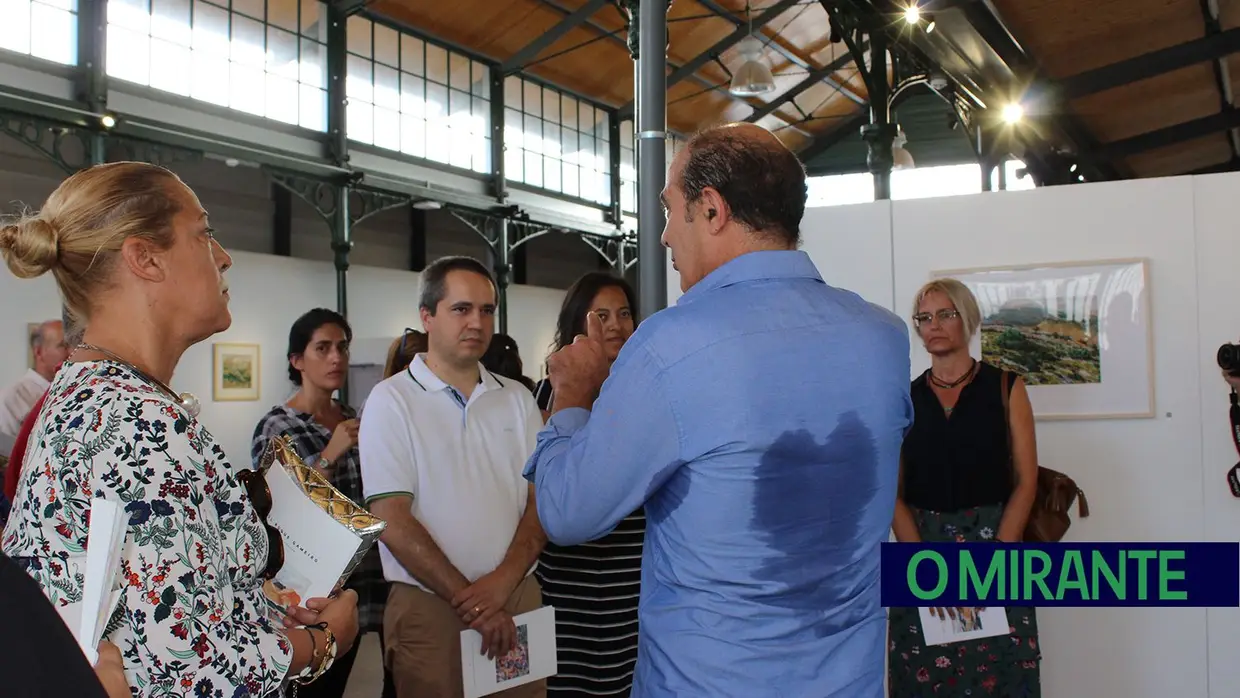 Exposição “Percurso pela Paisagem” de Saul Roque Gameiro inaugurada no Mercado do Peixe em Torres Novas