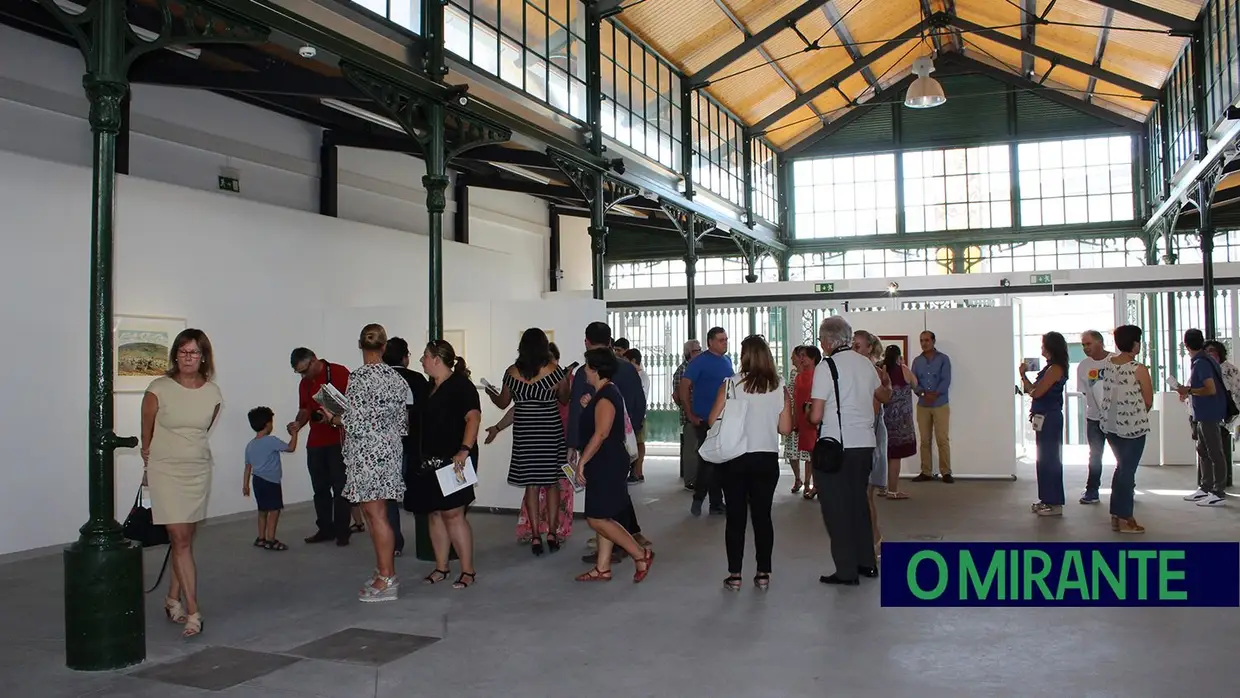 Exposição “Percurso pela Paisagem” de Saul Roque Gameiro inaugurada no Mercado do Peixe em Torres Novas