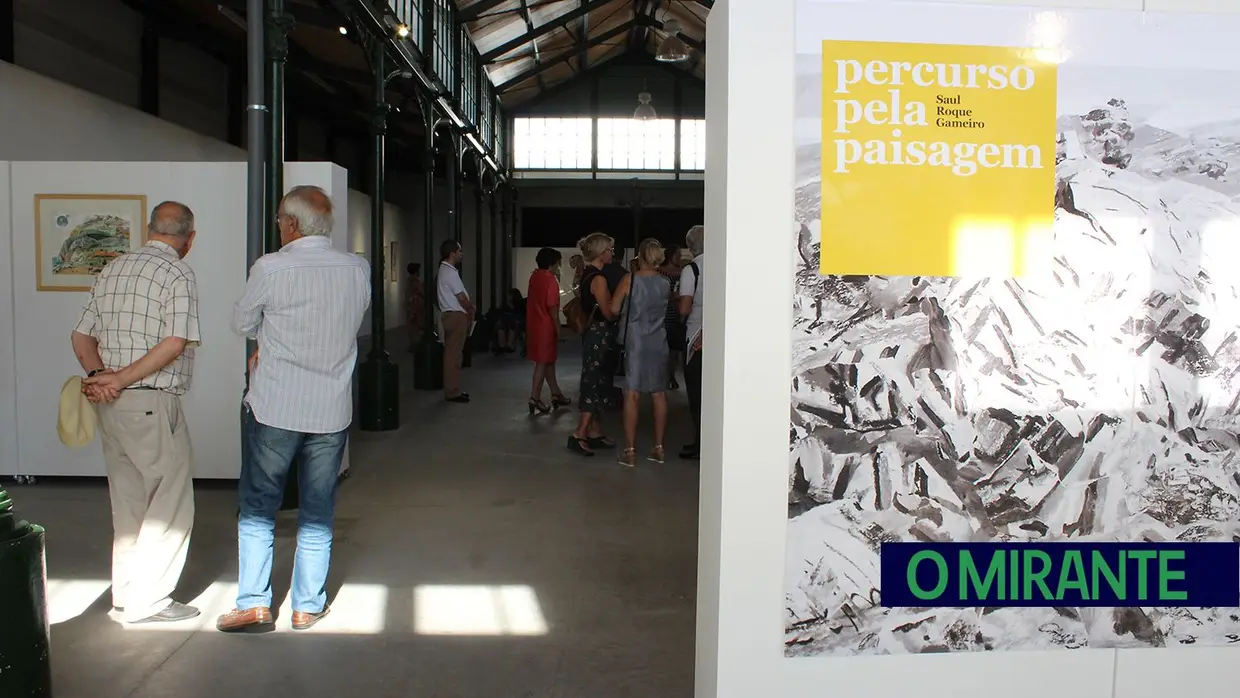 Exposição “Percurso pela Paisagem” de Saul Roque Gameiro inaugurada no Mercado do Peixe em Torres Novas