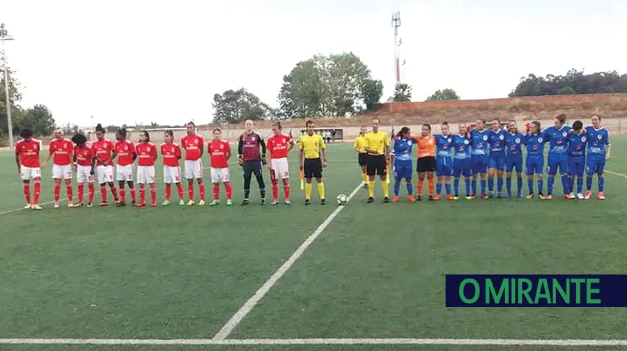 Equipa feminina do U. Almeirim encaixa 28 golos do Benfica