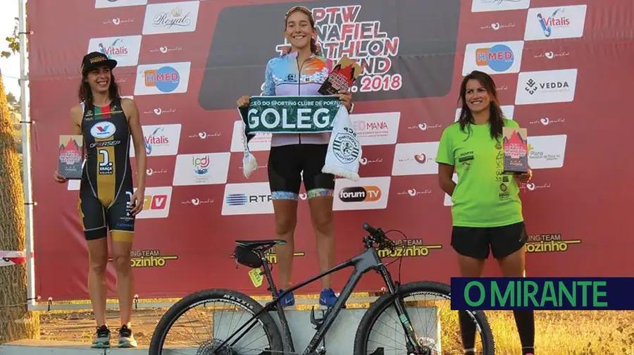 Beatriz Ferreira campeã nacional de cadetes em Triatlo Cross