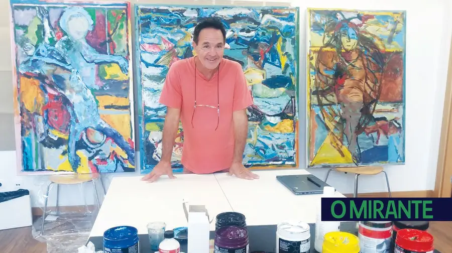 O artista plástico Luís Rodrigues Bretes O artista plástico Luís Rodrigues Bretes