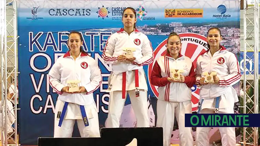 Karatecas da Euterpe somam oito pódios no Open de Cascais