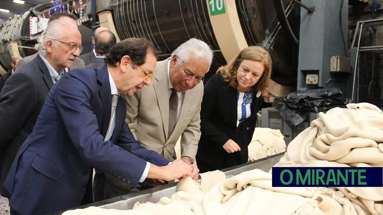 António Costa visita Couro Azul em Alcanena