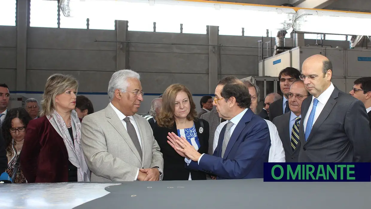 António Costa visita Couro Azul em Alcanena