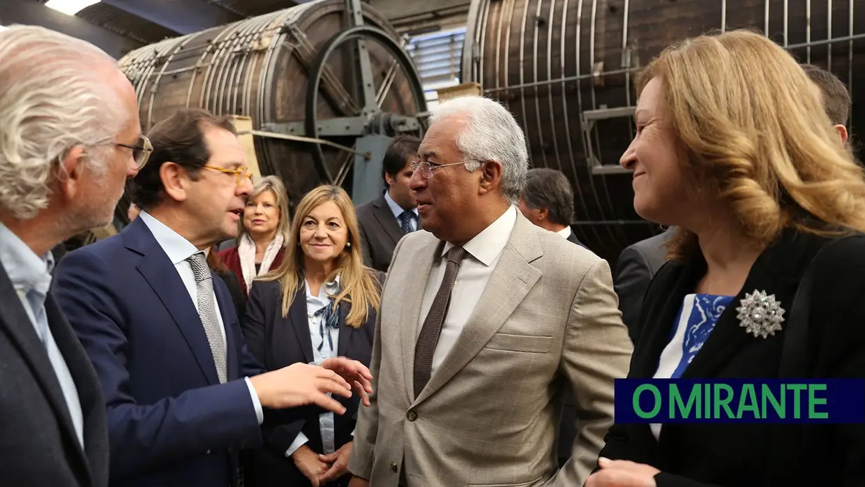 António Costa visita Couro Azul em Alcanena