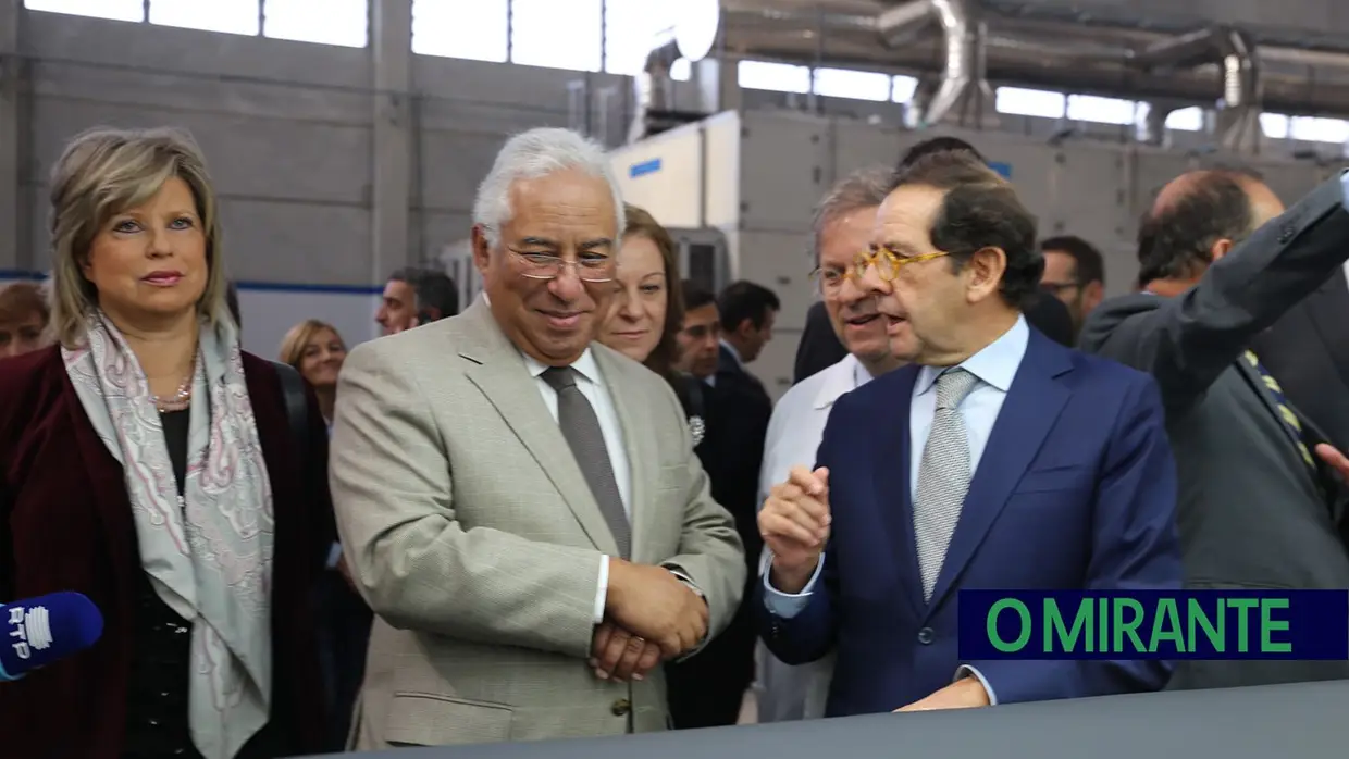 António Costa visita Couro Azul em Alcanena