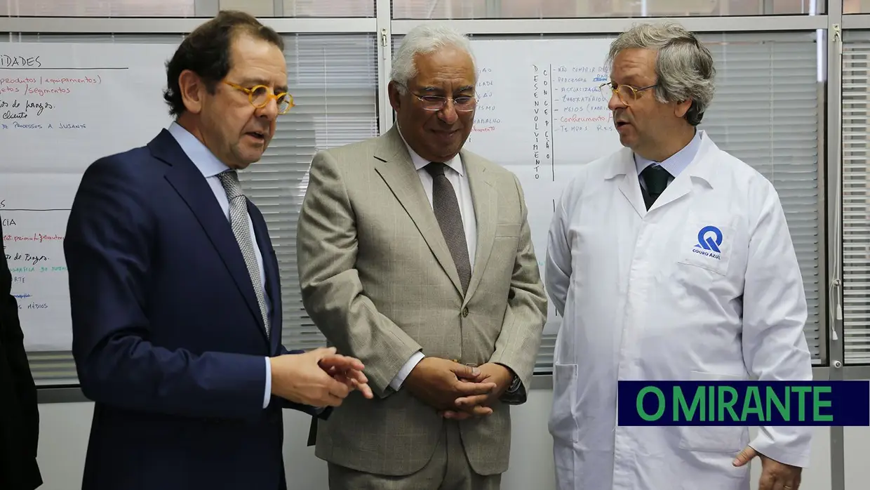 António Costa visita Couro Azul em Alcanena
