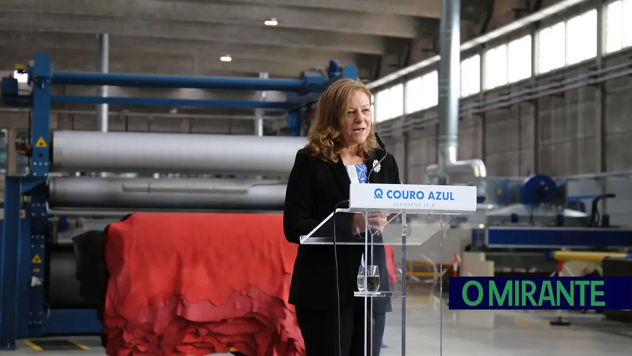 António Costa visita Couro Azul em Alcanena