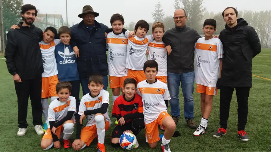 A equipa de futebol de infantis do Soccer Scalabis