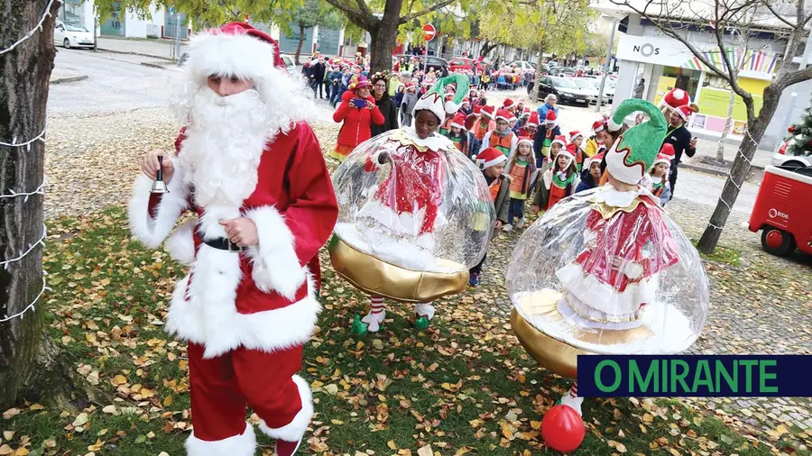 O Pai Natal chegou a Rio Maior O Pai Natal chegou a Rio Maior