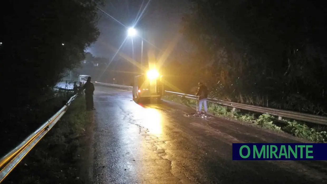 Sete feridos em acidente com viatura da PSP de Santarém