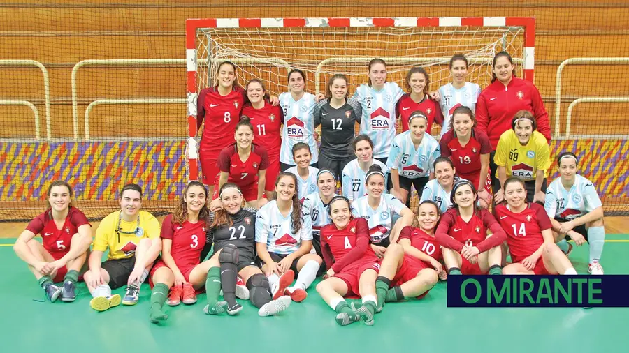 A equipa sénior feminina de futsal A equipa sénior feminina de futsal