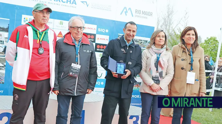 A homenagem ao atleta olímpico de Rio Maior Sérgio Vieira