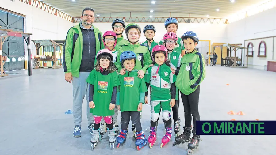 Patinagem de velocidade em Alpiarça é única na região