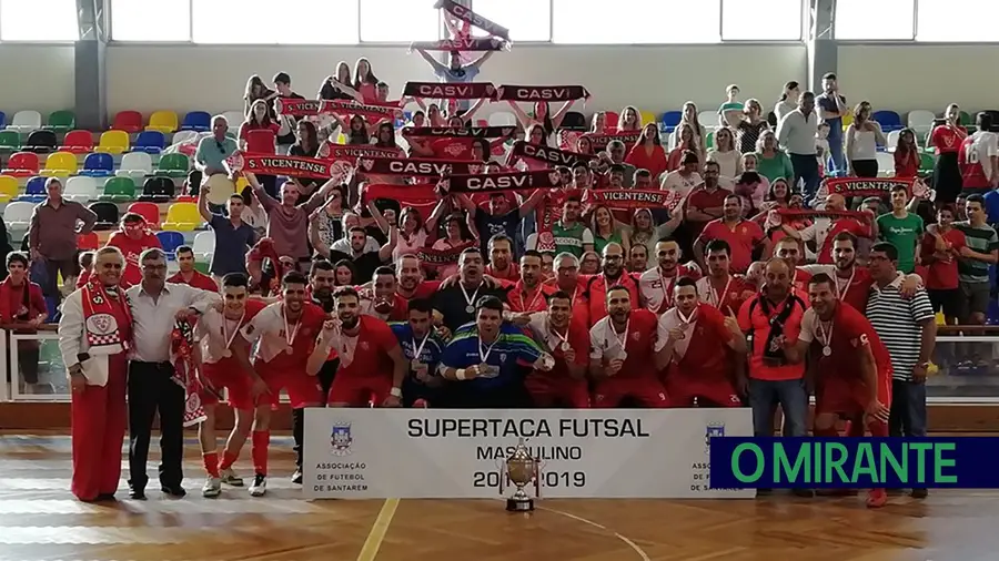 São Vicentense faz a dobradinha no futsal