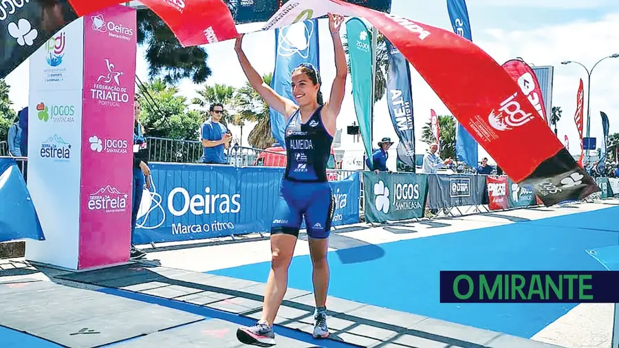 Ricardo Batista e Madalena  Almeida campeões nacionais de triatlo sprint