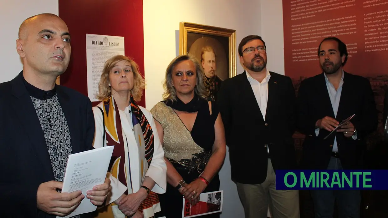 Inauguração exposição "150 Urbanidade - Elevação de Santarém a Cidade"