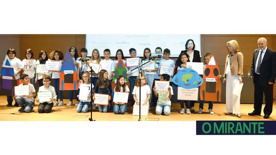 Uma turma do 4º ano do Centro Escolar Salgueiro Maia