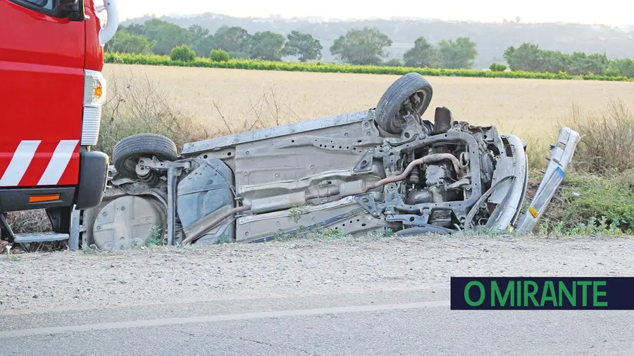 Despiste na Nacional 114 em  Almeirim faz um morto e seis feridos