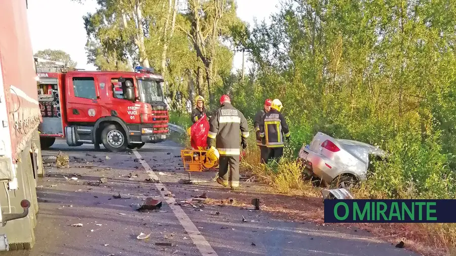 Acidente grave cortou trânsito durante três horas na Recta do Cabo