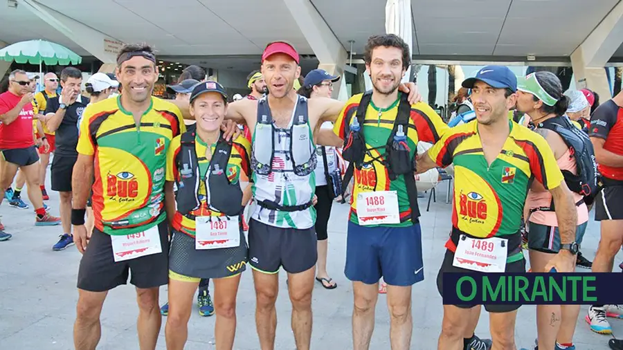 A equipa da Zona Alta Trail constituída por João Fernandes