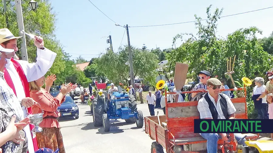 Primeira Bênção dos tractores de Mata e Rendufas no concelho de Torres Novas