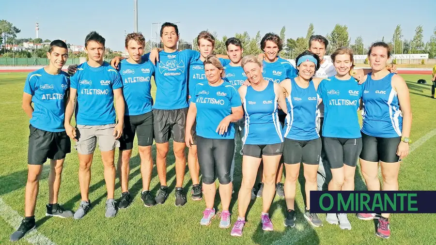 CLAC com dez pódios no  Campeonato Regional de  Atletismo