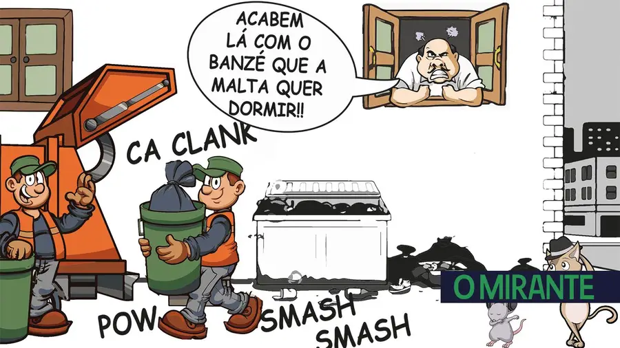 Recolha de lixo serve de despertador Recolha de lixo serve de despertador