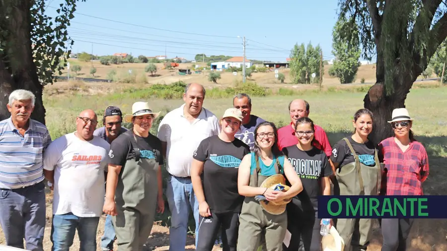 A primeira acção de conservação na ribeira de Perofilho