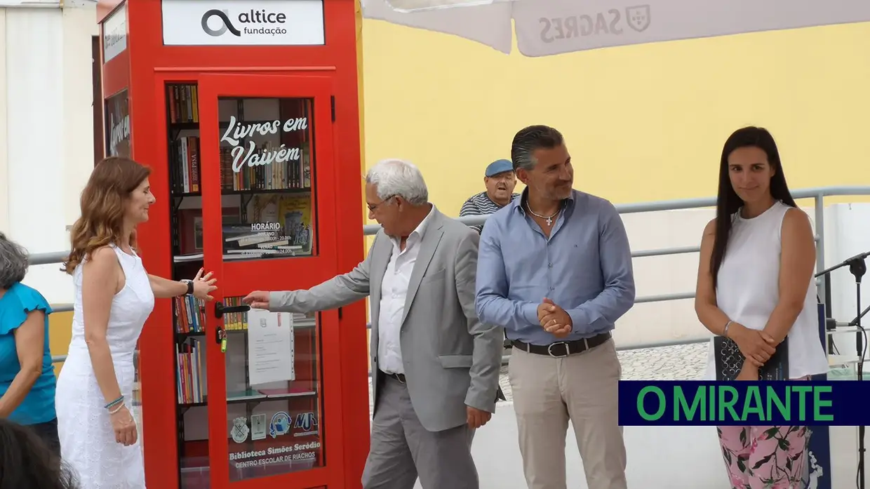 Cabine de leitura inaugurada no dia 7 de Agosto em Riachos