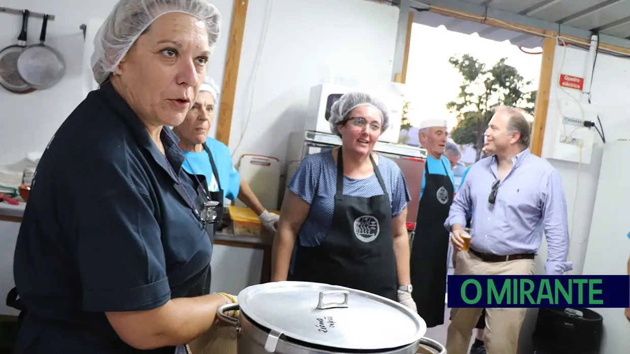 Inauguração do Festival da Sopa da Pedra em Almeirim