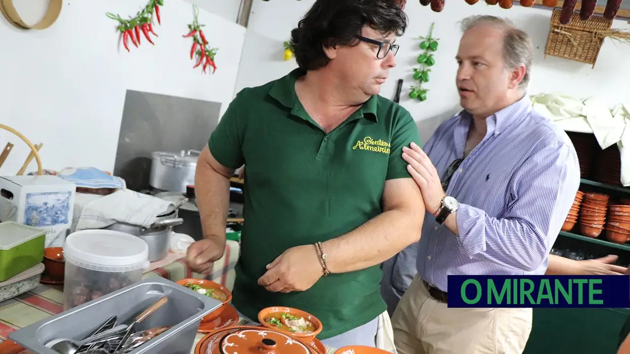 Inauguração do Festival da Sopa da Pedra em Almeirim